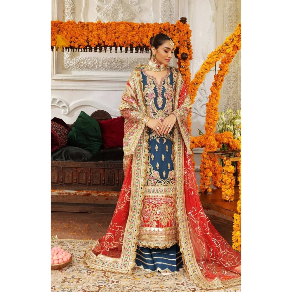 Maryum & Maria Women's Pakistani 3-Piece Custom Salwar Kameez Outfit